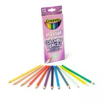 Lápis de Desenho Crayola Pastel Kit com 12 Cores Lápis de Desenho Crayola Pastel Kit com 12 Cores