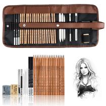 Lápis de desenho YunQideer Art Supplies Sketch Sketch Set com estojo