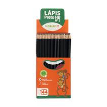 Lápis De Escrever Preto HB Leoeleo Com 144 Und Lápis De Escrever Preto HB Leoeleo Com 144 Und