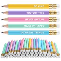 Lápis de golfe motivacionais Jetec, pacote a granel de Natal de 50 unidades