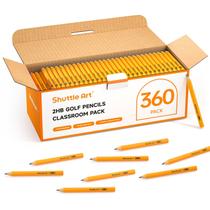 Lápis de golfe Shuttle Art 360, pacote 2 HB, pré-afiados