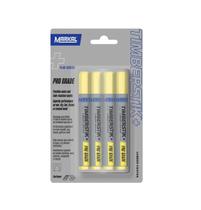 Lápis de madeira Markal Timberstik Plus 20 cm amarelo 4 unidades