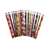 Lápis De Madeira Temáticos De Halloween E Natal 12/24/36 Peças Presentes Para Festas Infantis E