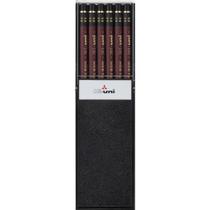Lápis de madeira Uni 8H, caixa com 12 letras lisas