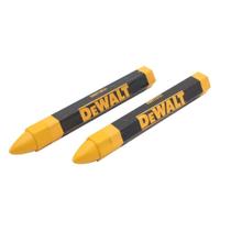 Lápis de Marcação Dewalt Amarelo (2 Unidades) - 1,27cm de Diâmetro