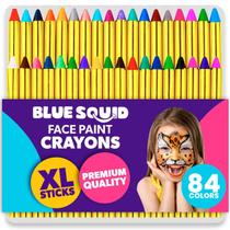 Lápis de pintura facial Blue Squid 84 unidades GG Metálico e Clássico