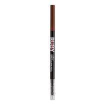 Lápis de sobrancelha go brow ultrafino chocolate brown ruby kisses rp03b