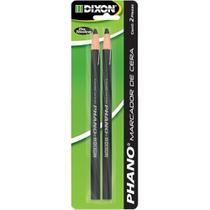 Lápis Dermatográfico Phano Lápis de Cera Preto Blister com 02