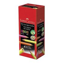 Lápis Ecolápis Nº2 B Max Neon 4 Cores Sortidas 72 Unidades, Faber-Castell Lápis Ecolápis Nº2 B Max Neon 4 Cores Sortidas 72 Unidades, Faber-Castell