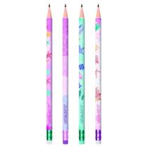 Lapis Escolar Grafite HB Resina Redondo Com Bor Fundo do Mar - Leo e Leo