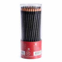 LÁPIS ESCOLAR PRETO COM TABUADA E BORRACHA NA PONTA WIN PAPPER kit com:36 lápis