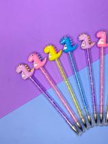 Lápis Eternal Glitter Divertido Infinito Cacto Sereia Dinossauro Cores Sortidas Lápis Eternal Glitter Divertido Infinito Cacto Sereia Dinossauro Cores Sortidas