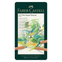 Lápis Faber Castell Mina Pastel Seco Pitt Estojo C/ 12 Cores Lápis Faber Castell Mina Pastel Seco Pitt Estojo C/ 12 Cores