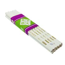 Lápis giz alfaiate para marcar riscar tecido 10 unidades - branco