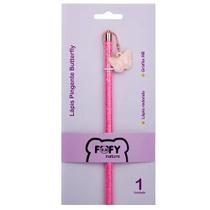 Lápis Glitter com Pingente de Panda, Ursinho, Borboleta e Arco-íris