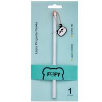 Lápis Glitter com Pingente de Panda, Ursinho, Borboleta e Arco-íris