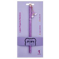 Lápis Glitter com Pingente de Panda, Ursinho, Borboleta e Arco-íris