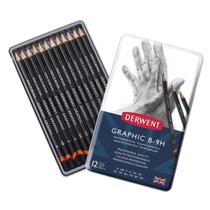 Lápis Graduado Derwent Graphic Duro 12 un
