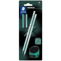Lapis Graf Norix Bl 2 Lapis + 1 Apont + 1 Bor - Staedtler Kit Norix Lapis Borracha E Apontador Norix