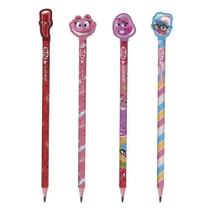 Lápis Grafite Com Borracha Na Ponta Fini Sortidos Leo e Leo