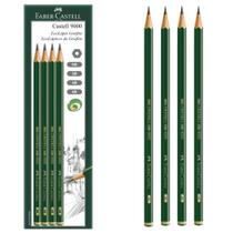 Lápis Grafite Faber-Castell 9000 Mix HB 2B 4B 6B 4 UN Lápis Grafite Faber-Castell 9000 Mix HB 2B 4B 6B 4 UN