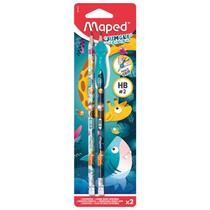 Lápis Grafite HB Jungle Fever Maped com Suporte Ergonômico Lápis Grafite HB Jungle Fever Maped com Suporte Ergonômico