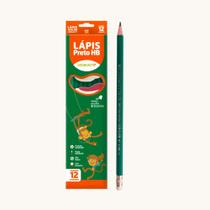 Lápis Grafite HB Resina Verde Sextavado c/ Boracha Caixa com 12 unidades Leonora - 4526 Lápis Grafite HB Resina Verde Sextavado c/ Boracha Caixa com 12 unidades Leonora - 4526