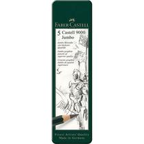 Lápis Grafite Jumbo Faber Castell 5 Graduação Hb 2B 4B 6B 8B Lápis Grafite Jumbo Faber Castell 5 Graduação Hb 2B 4B 6B 8B