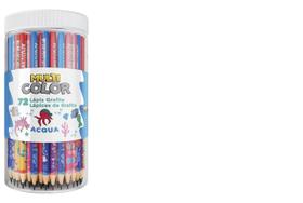 Lápis Grafite Multicolor Acqua Kit Com 72 Unidades