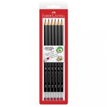 Lapis grafite n2 c/ borracha c/6 faber Lapis grafite n2 c/ borracha c/6 faber