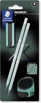 Lapis Grafite Norix Blister com 2 Lapis 1 Apontador e 1 Borracha
