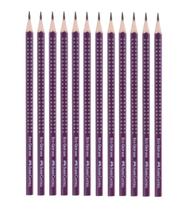 Lápis Grafite Preto Faber-Castell Grip 2001 Nº2B 12 Unidades