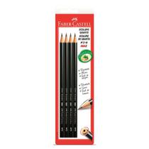 Lápis Grafite Preto N2=B 4 Unidades Faber-Castell Lápis Grafite Preto N2=B 4 Unidades Faber-Castell