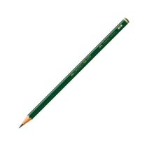 Lapis Grafite Preto Tecnico FABER CASTELL 9000 3B Cx 12und