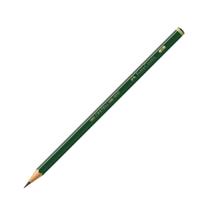 Lapis Grafite Preto Tecnico FABER CASTELL 9000 6B Cx 12und