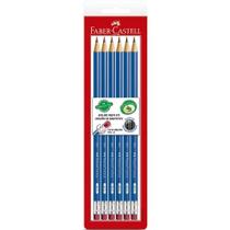 Lápis Grafite Redondo EcoLápis n.2 B Borracha Faber-Castell