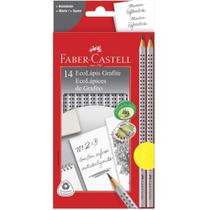 Lápis Grafite Triangular n.2 B Eco Grip Faber-Castell 14 UN Lápis Grafite Triangular n.2 B Eco Grip Faber-Castell 14 UN