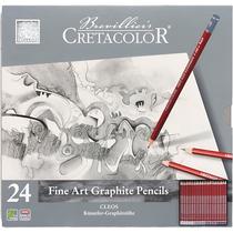 Lápis Graphite Graduado Cleos Fine Art Cretacolor 24 Peças Lápis Graphite Graduado Cleos Fine Art Cretacolor 24 Peças