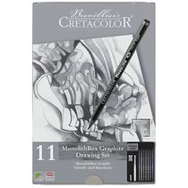 Lápis Graphite Monolith Box Drawing Set Cretacolor 11 Peças Lápis Graphite Monolith Box Drawing Set Cretacolor 11 Peças