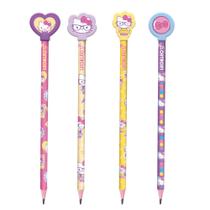 Lápis HB Hello Kitty com Borracha Removível na Ponta - Escolar