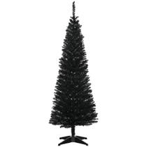 Lápis HOMCOM para árvore de Natal artificial de 5 pés com 294 pontas pretas Lápis HOMCOM para árvore de Natal artificial de 5 pés com 294 pontas pretas