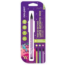Lápis Infinito Diamante Roxo Newpen
