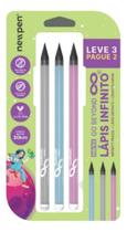 Lápis Infinito Hb Kit Com 3 Unids Newpen Lápis escrever
