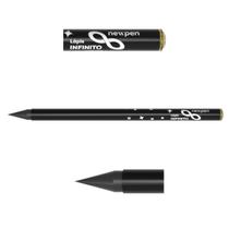 Lapis infinito hb2 black - edição diamante amarelo - newpen Lapis infinito hb2 black - edição diamante amarelo - newpen