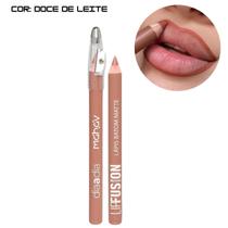 Lápis Labial Batom Cintilante Lip Fusion com Apontador Mahav Cor:Doce de Leite Lápis Labial Batom Cintilante Lip Fusion com Apontador Mahav Cor:Doce de Leite