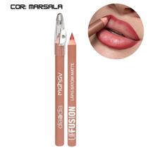 Lápis Labial Batom Cintilante Lip Fusion com Apontador Mahav Cor:Marsala Lápis Labial Batom Cintilante Lip Fusion com Apontador Mahav Cor:Marsala