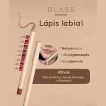 Lápis labial glass - ruby rose