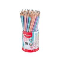 Lápis Maped Grafite Preto HB com Borracha Tons Pastéis - Embalagem com 72 Unidades Lápis Maped Grafite Preto HB com Borracha Tons Pastéis - Embalagem com 72 Unidades