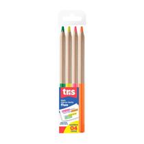 Lápis Marca Texto Tris Fluo 04 Cores Lápis Marca Texto Tris Fluo 04 Cores
