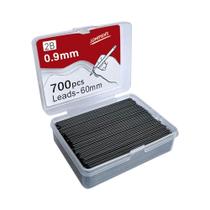 Lápis Mecânico 0.5 0.7 0.9mm 2B 60mm 1000pcs 2 Tubos Refil De Material De Desenho Artístico Lápis Mecânico 0.5 0.7 0.9mm 2B 60mm 1000pcs 2 Tubos Refil De Material De Desenho Artístico